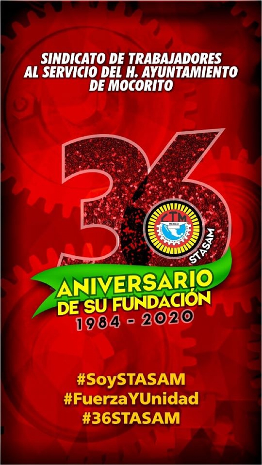 CELEBRANDO EL 36 ANIVERSARIO.