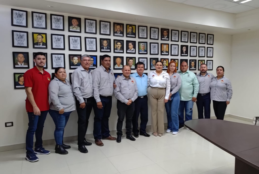 Presentación del Comité Ejecutivo STASAM Mocorito, ante el Alcalde Enrique Parra Melecio