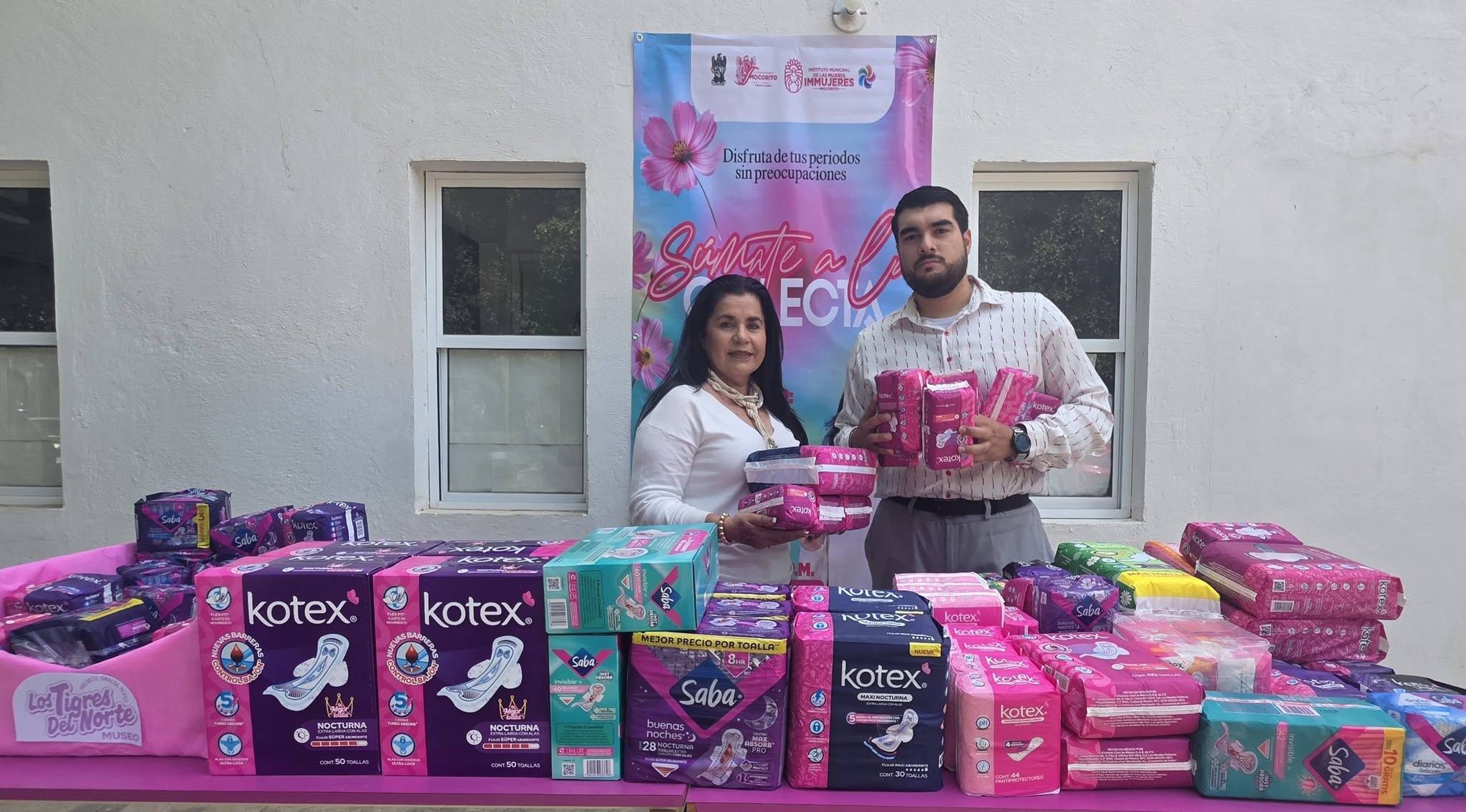 STASAM Mocorito se suma a la campaña de donación de productos de higiene femenina